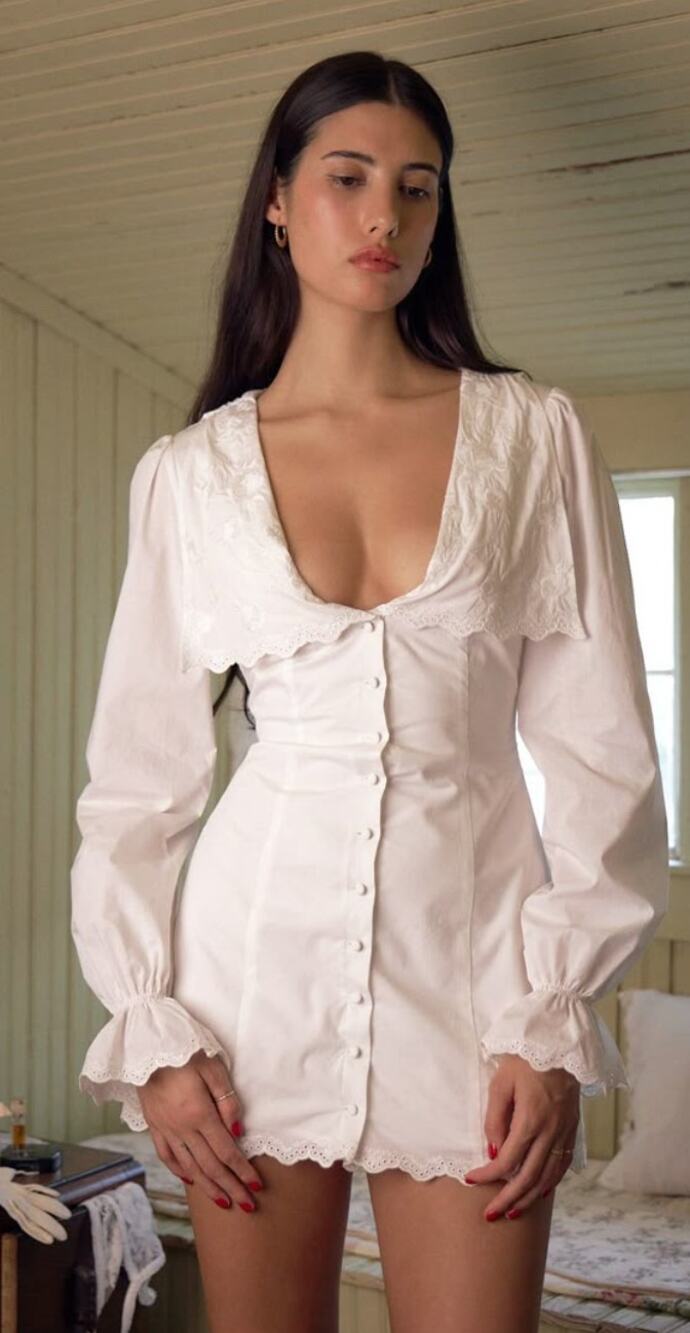 Mirror Palais Jane Eyre Cotton Mini Dress